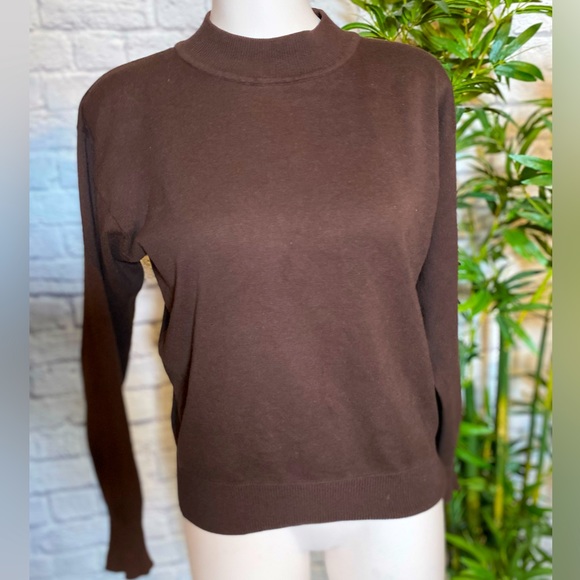 Principles Vintage Women’s Medium 100% Cotton Brown Sweater - Picture 1 of 4